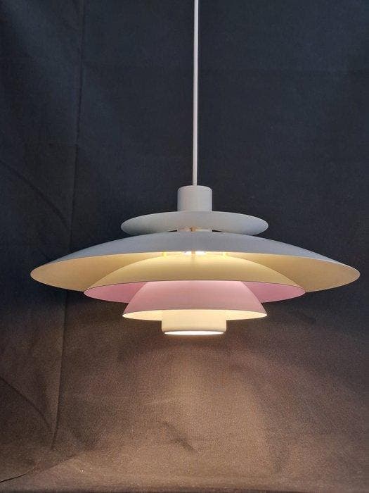 Form-Light - Plafondlamp - gepoedercoat staal - Vintage, Antiquités & Art, Antiquités | Éclairage