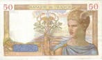 France Fay 17/17 50 Francs Ceres 26/09/1935 Sup Tache Pic..., Verzenden, België