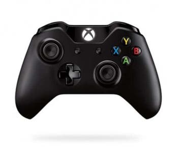 Microsoft Xbox One Controller Zwart - Werkt Alleen Bekabeld, Games en Spelcomputers, Ophalen of Verzenden, Zo goed als nieuw