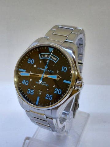 Hamilton - Khaki Aviation Pilot Day-Date Air Zermatt Auto -
