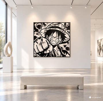 Timo Wedell - Black and White Luffy - XL - Timo‘s