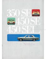 1973 MERCEDES BENZ S KLASSE BROCHURE NEDERLANDS, Ophalen of Verzenden