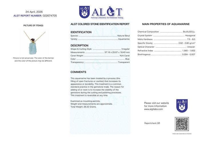 Geen reserveprijs - ALGT gecertificeerd - Grote en, Collections, Minéraux & Fossiles