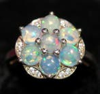 Zonder minimumprijs - Ring Zilver Opaal, Nieuw