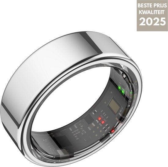 2dekans | Focus® S1 Slimme Ring - Grijs - Maat 11 - Hartslag, Electroménager, Équipement de Soins personnels, Enlèvement ou Envoi