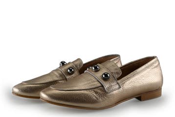 Omoda Loafers in maat 38 Goud, Verzenden, Overige typen