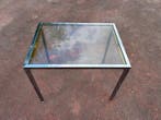 Salontafel - Chroom, Gelakt messing
