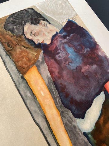 Egon Schiele (1890-1918), after - Die Mutter des Künstlers,, Antiek en Kunst