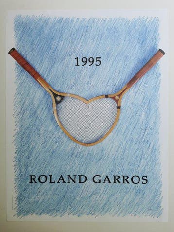 Donald Lipski - Roland Garros 1995 (Original Print), Antiek en Kunst