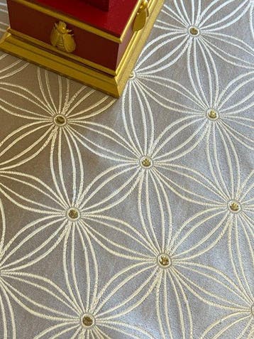 san leucio - Luxe tafellaken van damast zijde in
