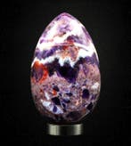 Grote 2 kg Chevronamethyst en cacoxeniet Dragon Egg - 15