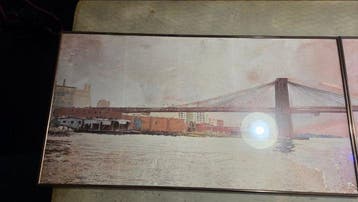 David Lingwood - Brooklyn Bridge – compleet ingelijst