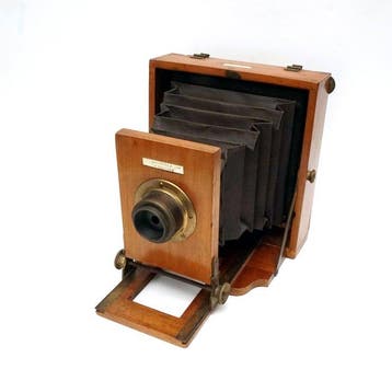 Lancaster & Son Le Merveilleux Houten Camera Set NO RESERVE