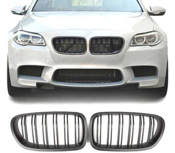 CALANDRE BMW F10 LOOK M5 DOUBLE NOIR MAT, Verzenden