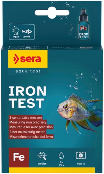 Sera Ijzer test - Fe (Water Testen, Vijver toebehoren), Verzenden, Nieuw