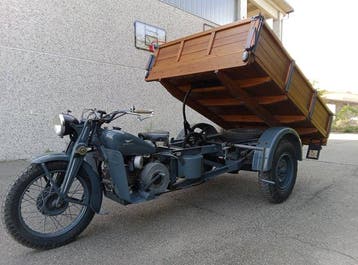 Moto Guzzi - Ercole - Ribaltabile - 500 cc - 1954, Motos
