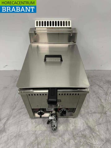 Friteuse HCB en acier inoxydable, 21 litres, au gaz, pour la, Verzenden