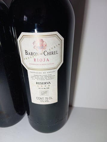1996 Marqués de Riscal, Barón de Chirel - Rioja Reserva - 3, Nieuw