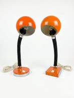 Bureaulamp (2) - Plastic, Staal - Space age bureau lampen