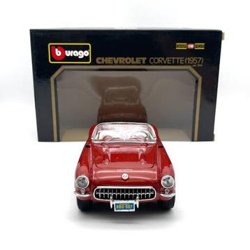 Bburago 1:18 - Modelauto - Chevrolet Corvette C1 - 1957