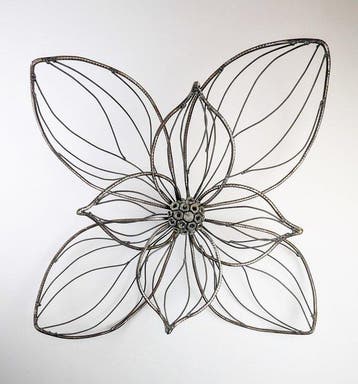 LACHERY Renaud - Sculpture métal fleur