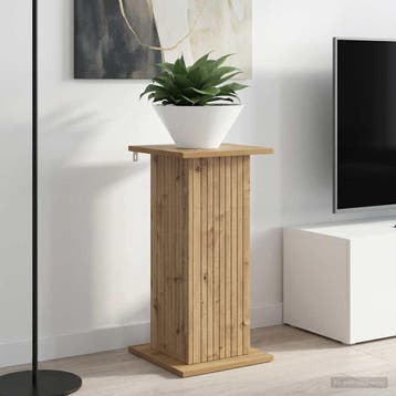 vidaXL Plantenstand Artisanaal eiken 30,5 x 30 x 60,5 cm, Verzenden