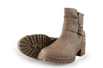 Claverton Enkellaarzen in maat 41 Beige, Kleding | Dames, Verzenden, Beige, Lage of Enkellaarzen, Zo goed als nieuw