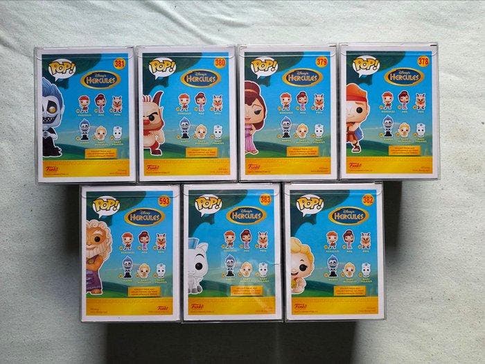 Funko - Funko Pop Hercules Funko Pop Set - 2010-2020, Antiek en Kunst, Antiek | Speelgoed