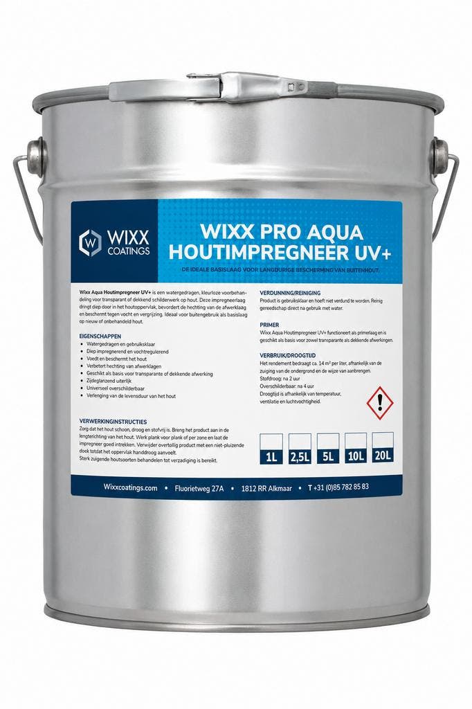 Wixx PRO Aqua Hout Impregneer UV+ 20L, Doe-het-zelf en Bouw, Verf, Beits en Lak, Nieuw, Verzenden