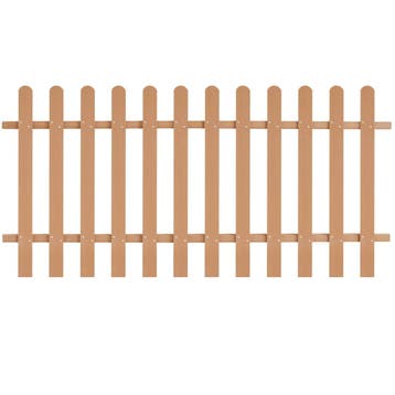 vidaXL Hek 200x100 cm HKC, Tuin en Terras, Verzenden, Nieuw
