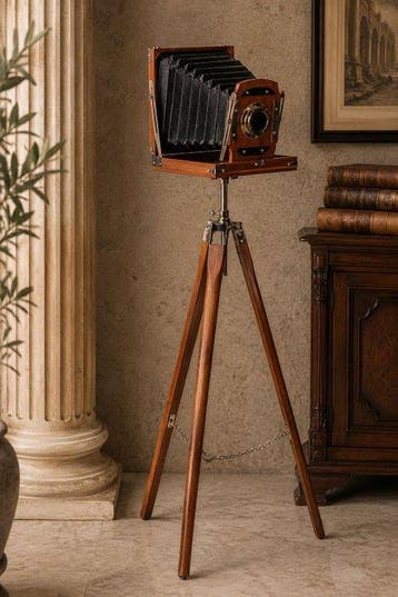 Ornement décoratif - Europe - Trépied pour appareil photo