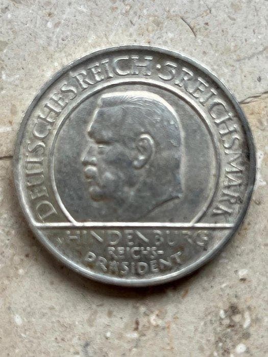 Allemagne, République de Weimar Schwurhand. 3 Reichsmark, Postzegels en Munten, Munten | Europa | Niet-Euromunten