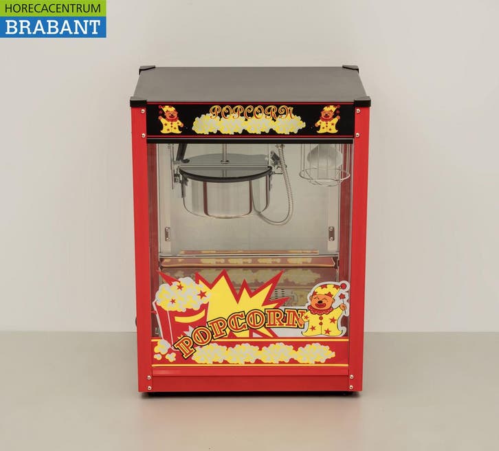 HCB Popcornmachine Popcorn machine Zwart 230V Braderie Markt, Zakelijke goederen, Horeca | Keukenapparatuur, Ophalen of Verzenden