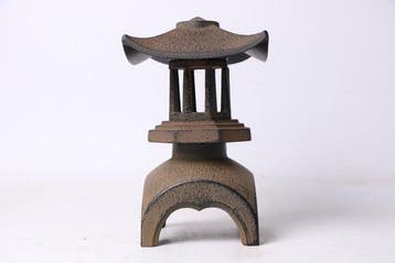 Lampe - Fer - Porte-bougie chauffe-plat pagode