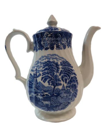 Koffiepot Wood & Sons, English scenery, Verzenden, Gebruikt