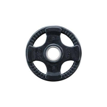 Body-Solid Gekleurde Rubberen Olympische Halterschijven 50mm, Verzenden, Nieuw