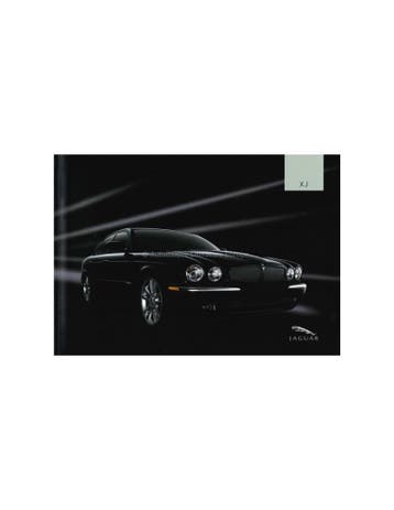 2004 JAGUAR XJ BROCHURE NEDERLANDS