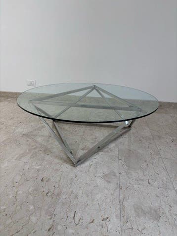 Centre de table - Acier, Cristal, Nieuw