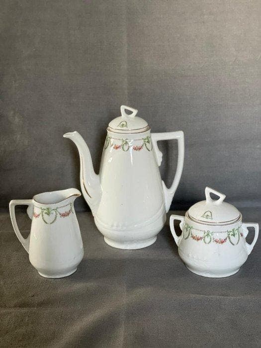 Koffieservies (27) - Porselein, Antiek en Kunst, Antiek | Meubels | Tafels