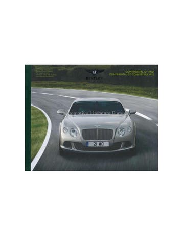 2012 BENTLEY CONTINENTAL GT & CONVERTIBLE GT W12 HARDCOVER.., Ophalen of Verzenden, Nieuw