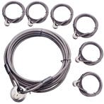 Staalkabels met discus 5 meter Terraskabel 7 stuks, Verzenden, Nieuw