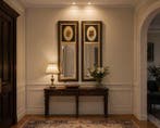 Miroir (2) - Bois, Verre - Set de 2 miroirs dart