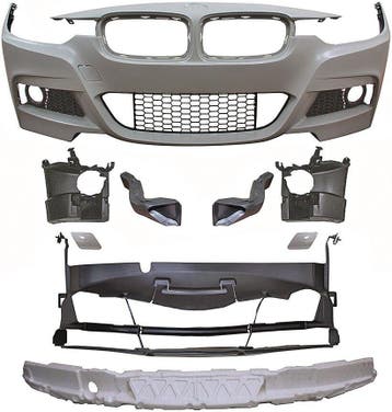 M-Pakket Sportlook Voorbumper Zonder PDC BMW F30 F31 B1905, Auto-onderdelen, Nieuw, Voor, BMW, Bumper