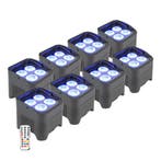 8x BeamZ BBP94 accu LED PAR 4x 10W 6-in-1 RGBAW-UV, Verzenden, Nieuw