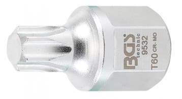 Bgs Technic V-riem dopsleutelbit 12,5 mm (1/2), SW 22 mm T-p, Verzenden, Nieuw