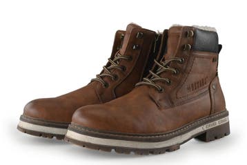 Mustang Veterboots in maat 43 Cognac, Overige kleuren, Verzenden, Boots, Mustang