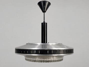 Lamp - Vintage Space Age hanglamp – sculpturale UFO-vorm –