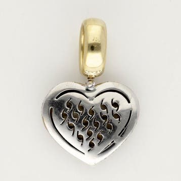 Pendentif - 18 carats Or blanc, Or jaune Diamant (Naturelle)