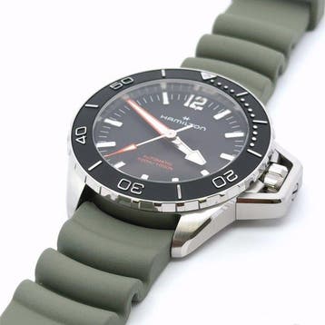 Hamilton - KHAKI NAVY FROGMAN AUTO - H77455331 - Homme -, Nieuw