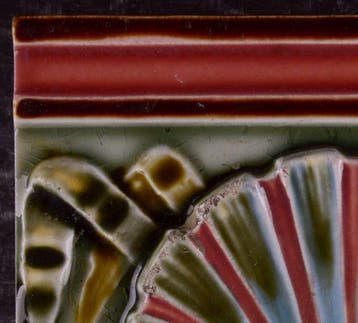 Jugendstil Tegel - Villeroy & Boch - Art Nouveau - 1900-1910, Antiek en Kunst